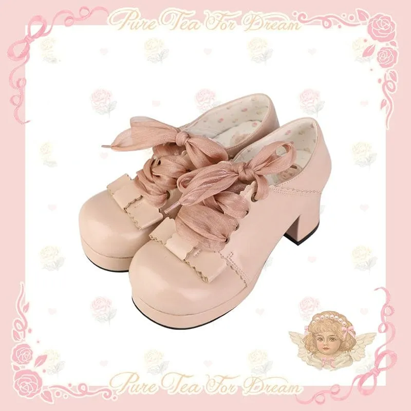 5 Color Sweet Retro Girl Lolita Shoes ON610