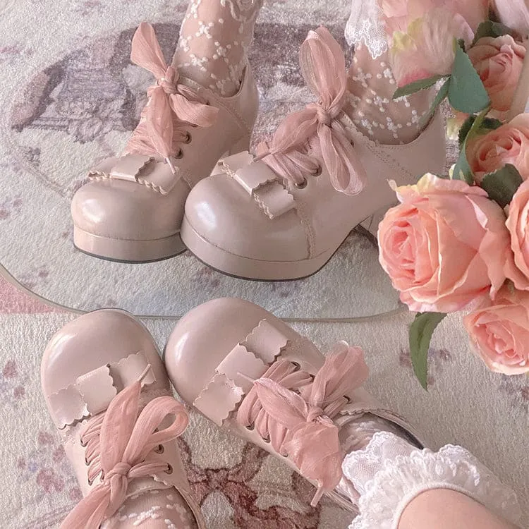 5 Color Sweet Retro Girl Lolita Shoes ON610