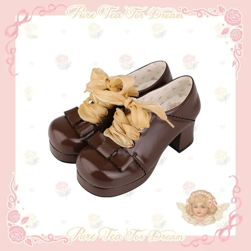 5 Color Sweet Retro Girl Lolita Shoes ON610