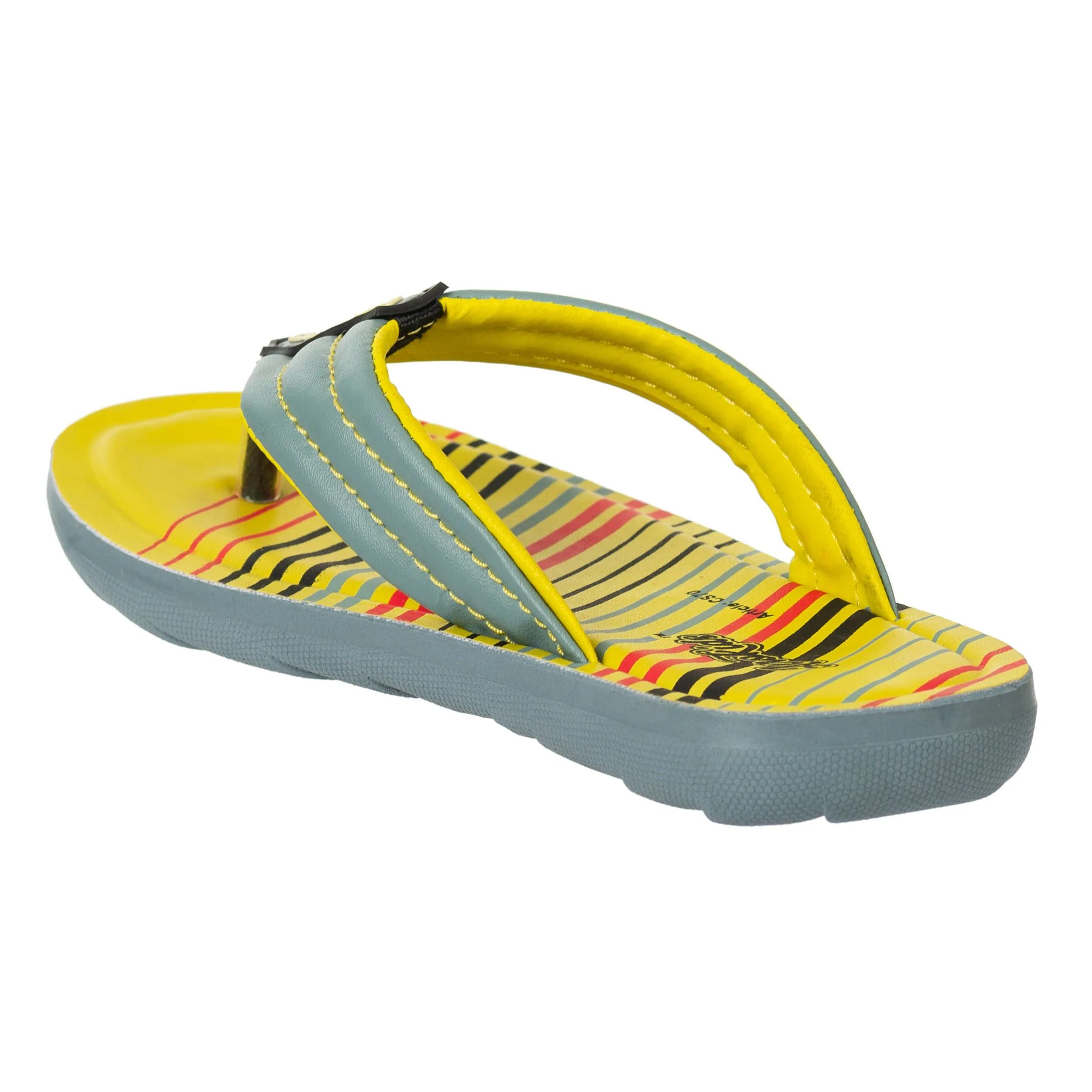 Aerokids Boys Green V Shape Lightweight Sandal with Printed Insole (CS70_GREEN)