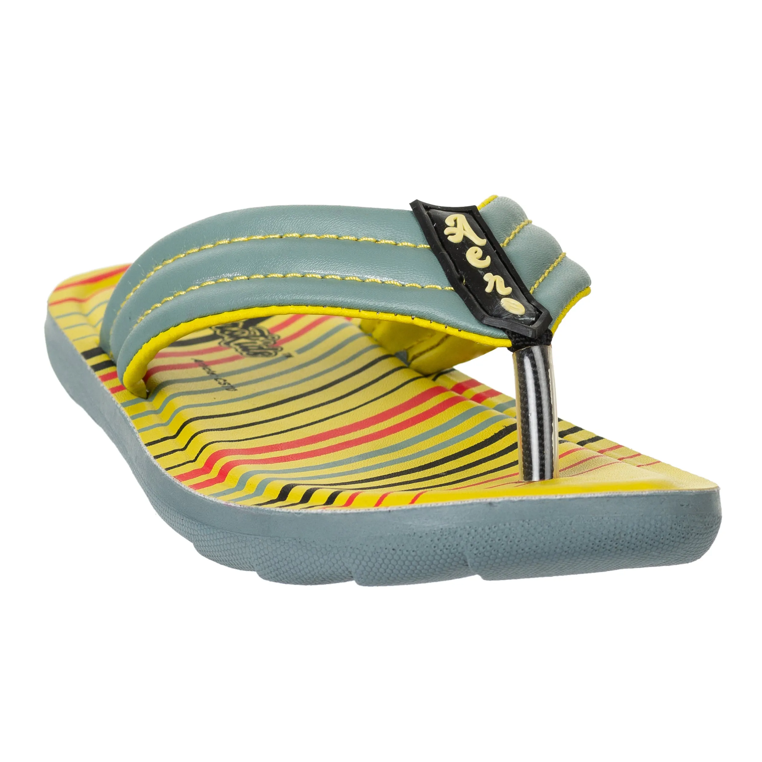 Aerokids Boys Green V Shape Lightweight Sandal with Printed Insole (CS70_GREEN)