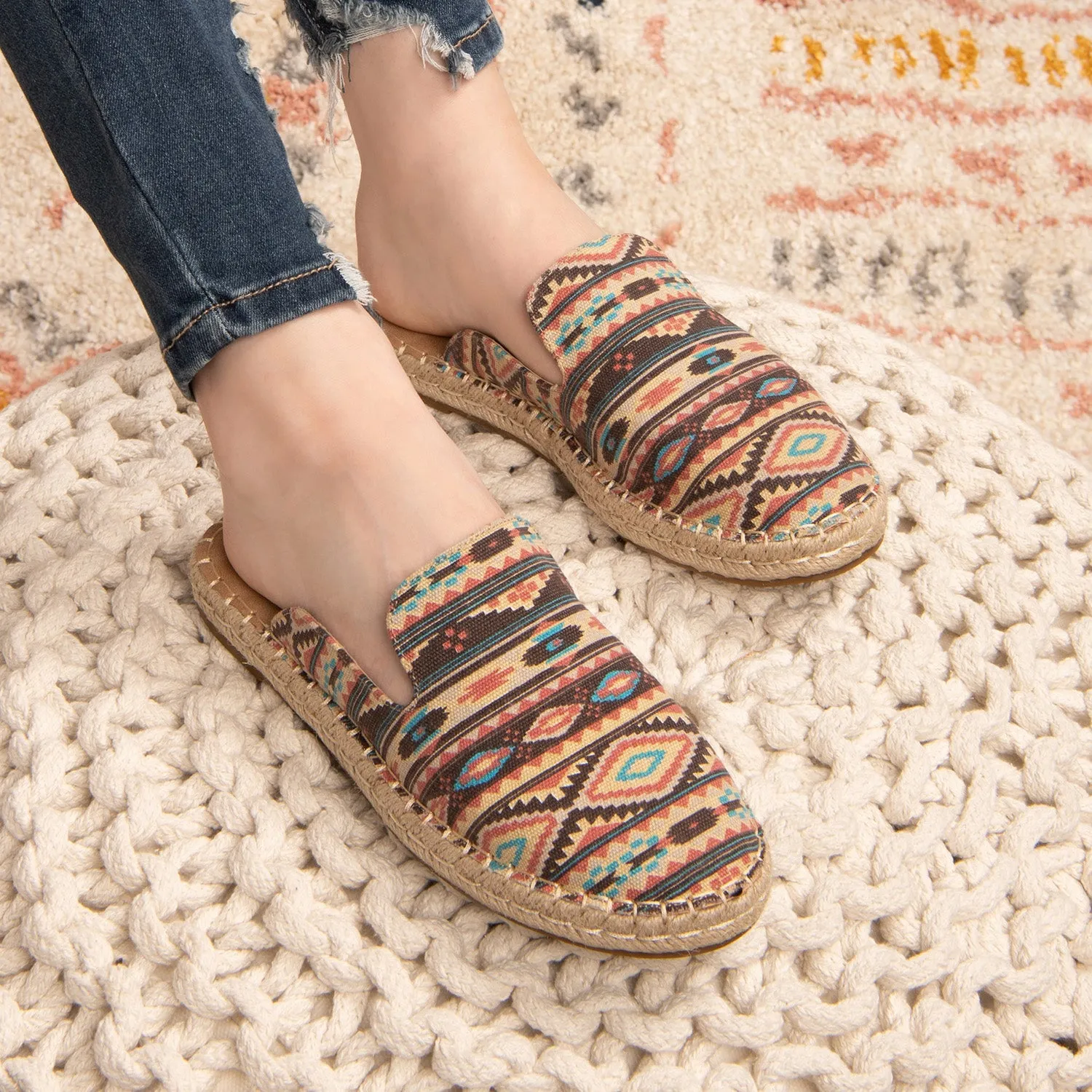Aztec  Pink Taffy Slip on Shoes