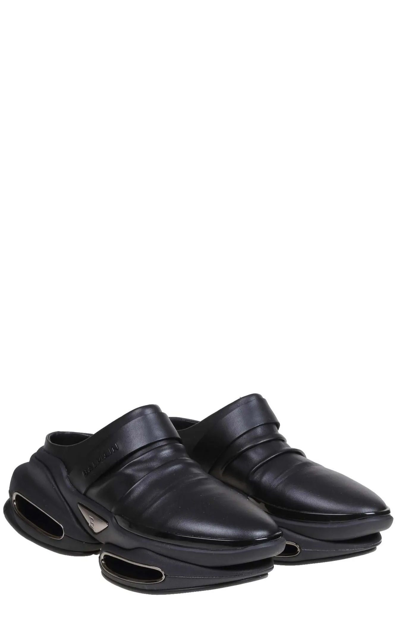 Balmain B-Bold Slip-On Mules