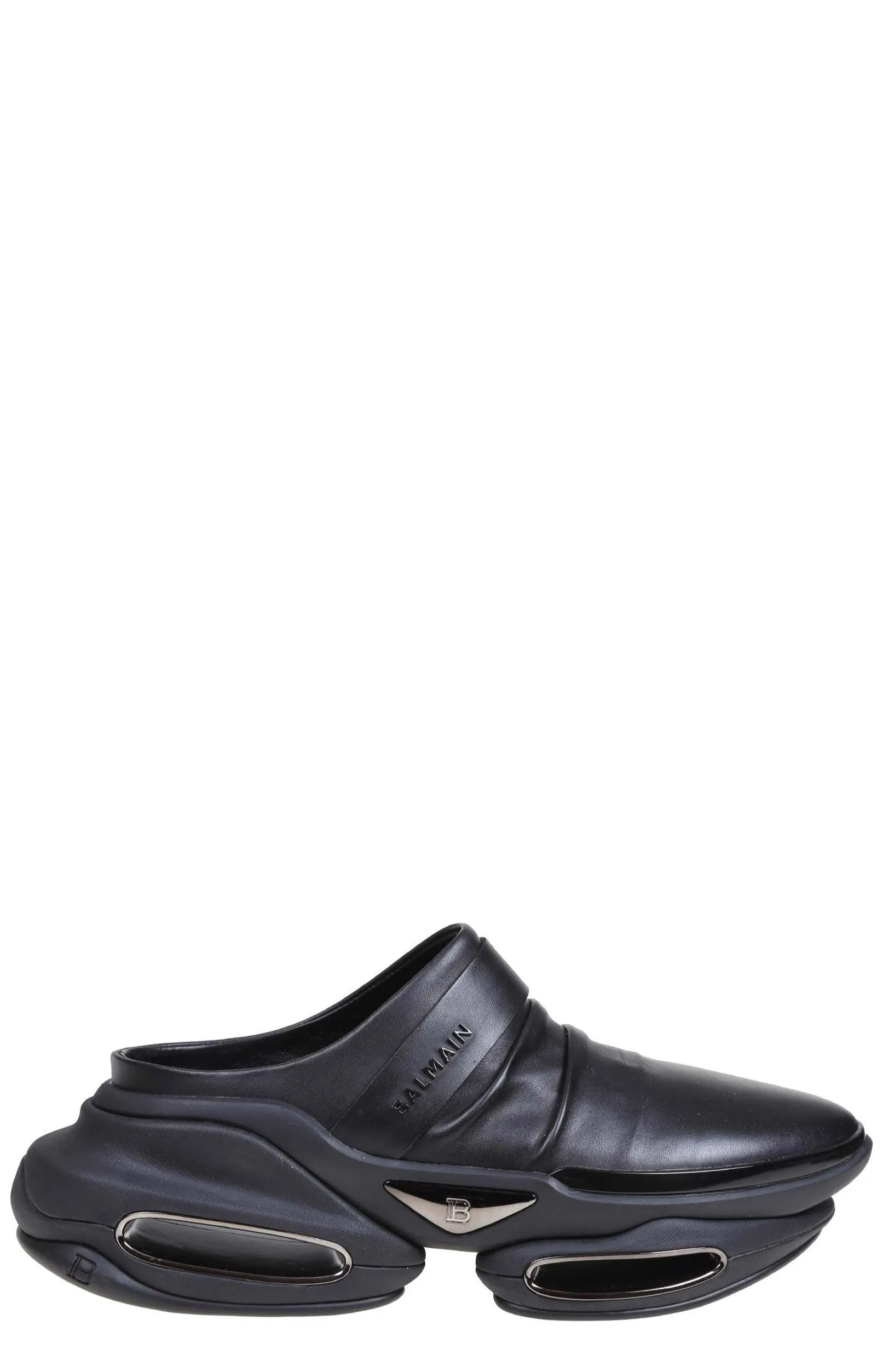 Balmain B-Bold Slip-On Mules