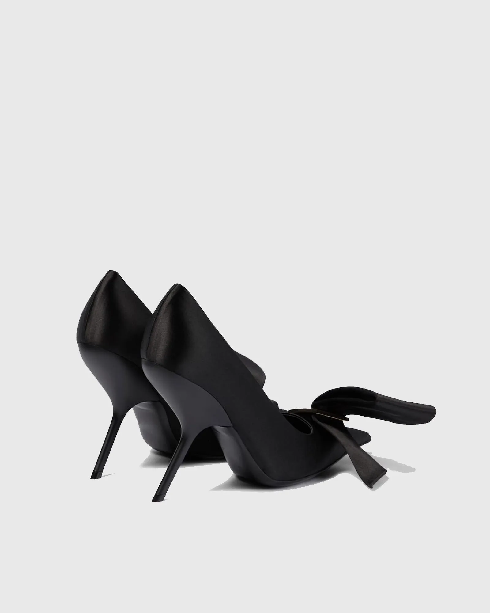 Concetta Bow Heterotypic Heels In Black