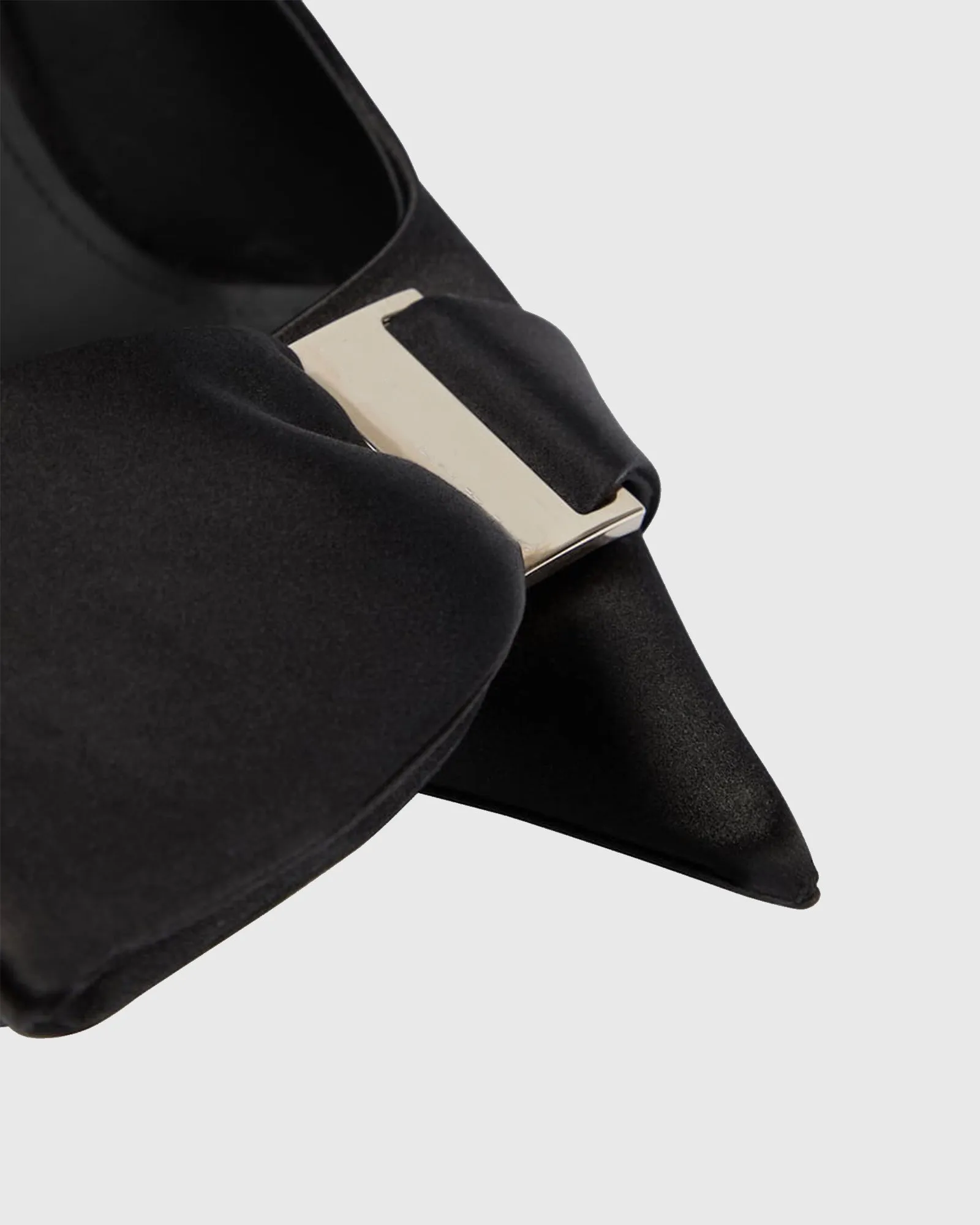Concetta Bow Heterotypic Heels In Black