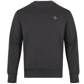Creed Interlock Crew Neck - Black