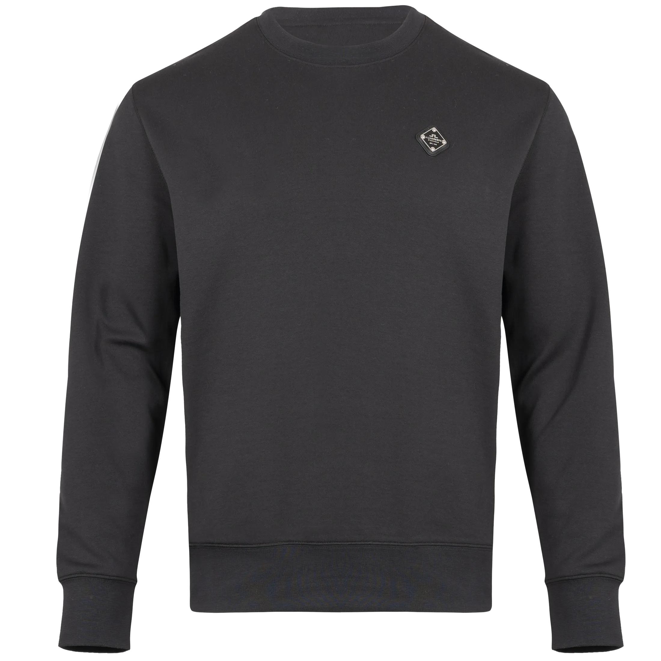 Creed Interlock Crew Neck - Black
