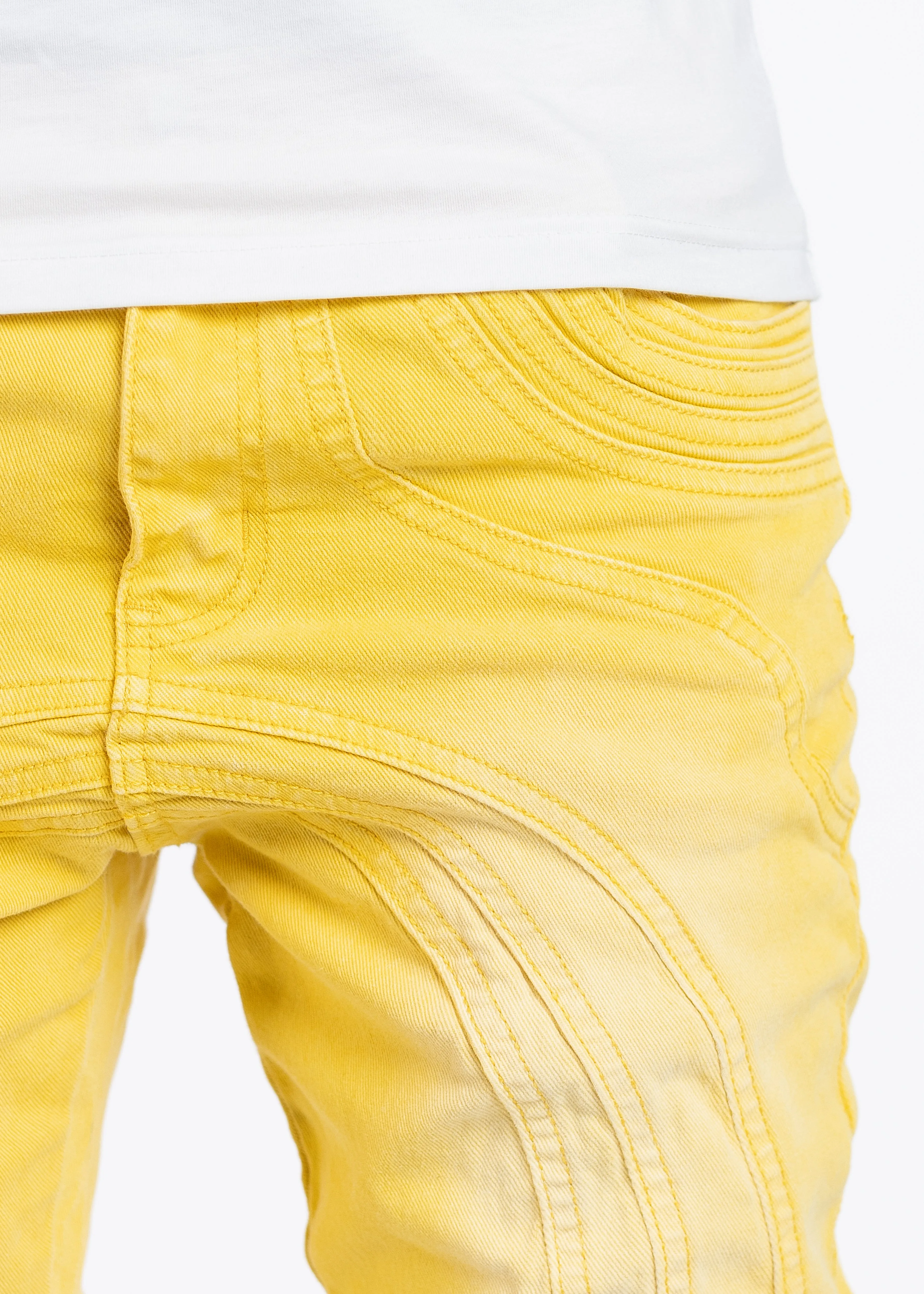 Cyber Yellow Chain Denim