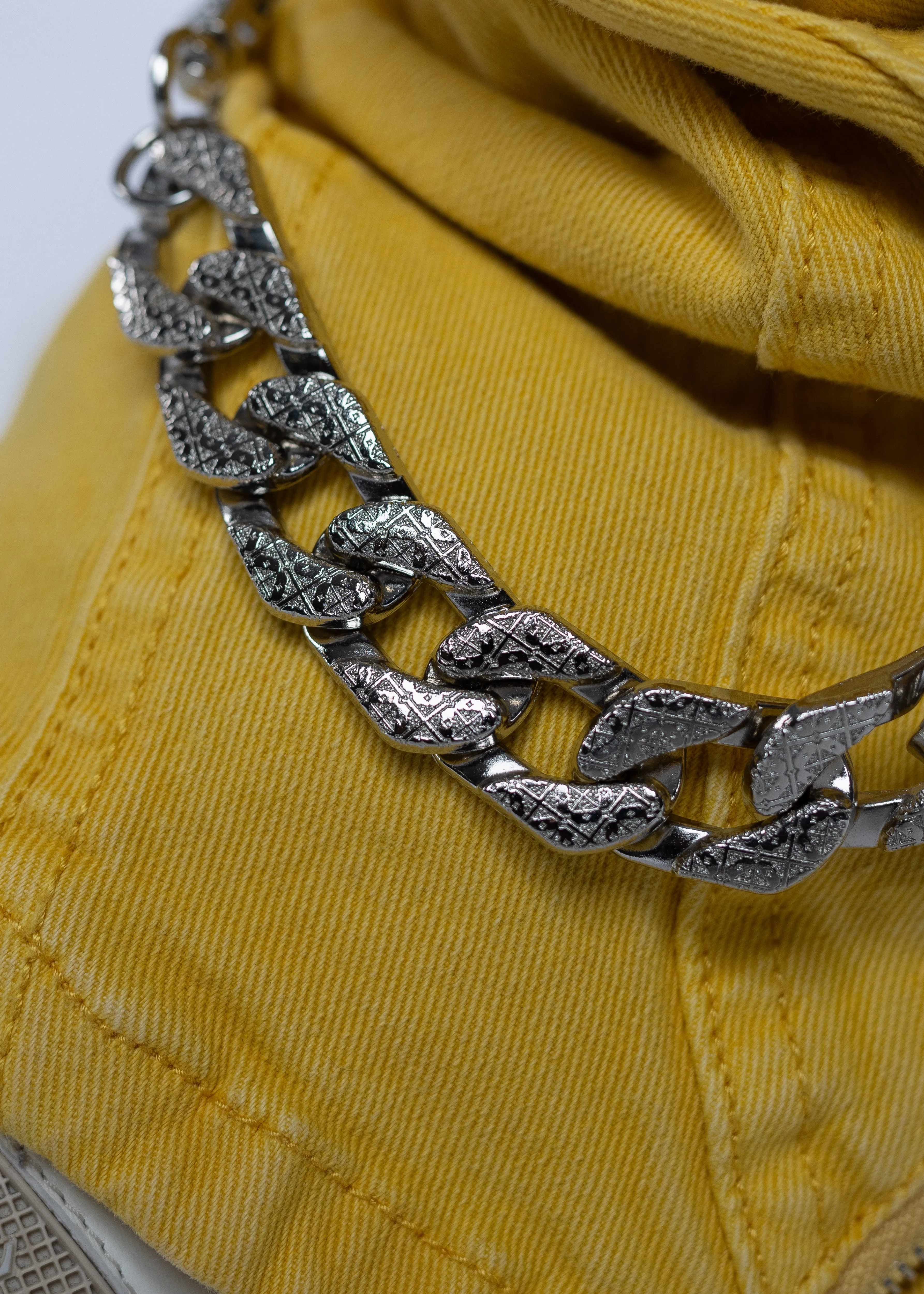 Cyber Yellow Chain Denim