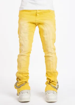 Cyber Yellow Chain Denim