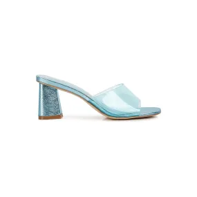 Eugnie Clear Straps Block Heel Sandals