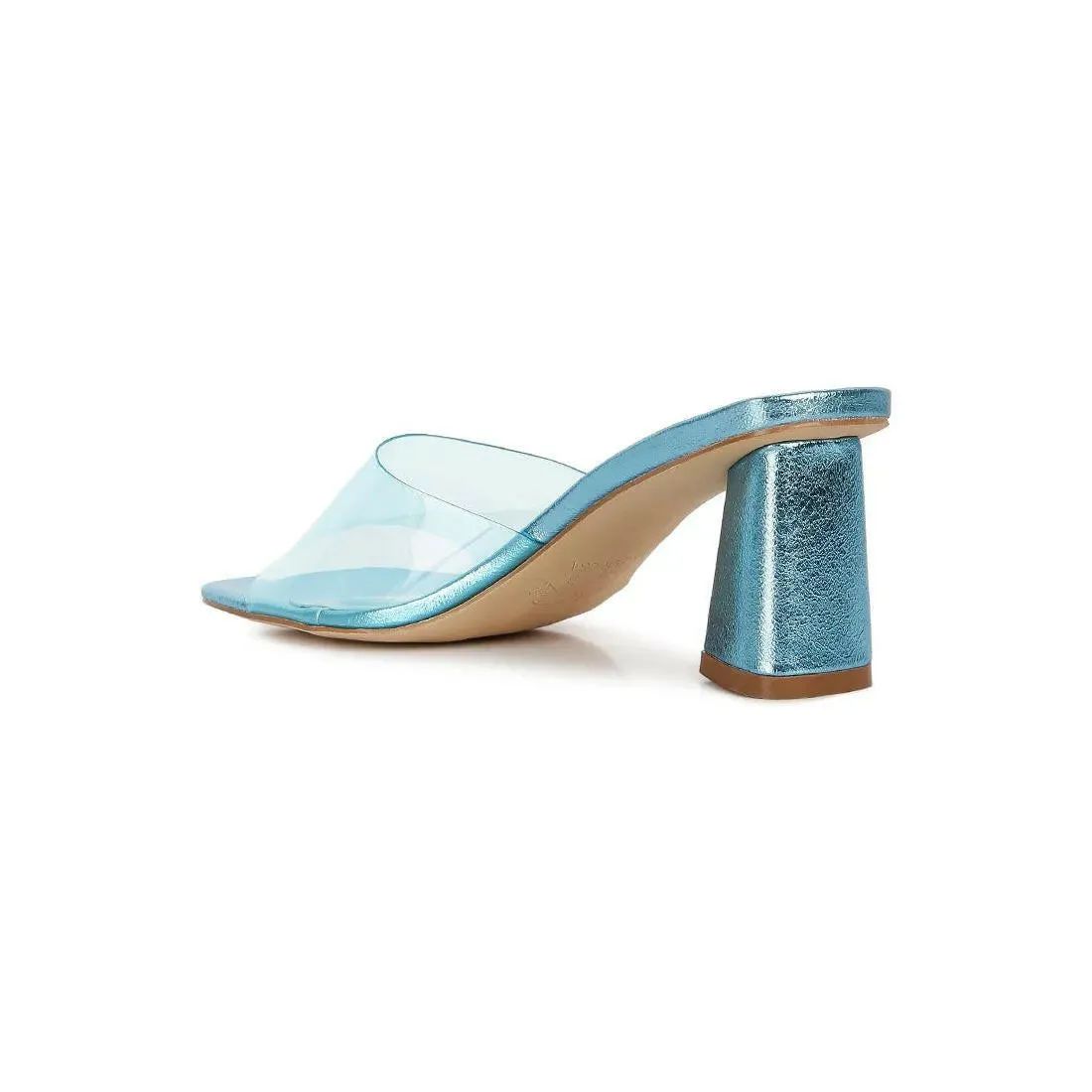 Eugnie Clear Straps Block Heel Sandals