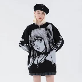 Harajuku Kawaii Womens Death Note Misa Amane Sweater