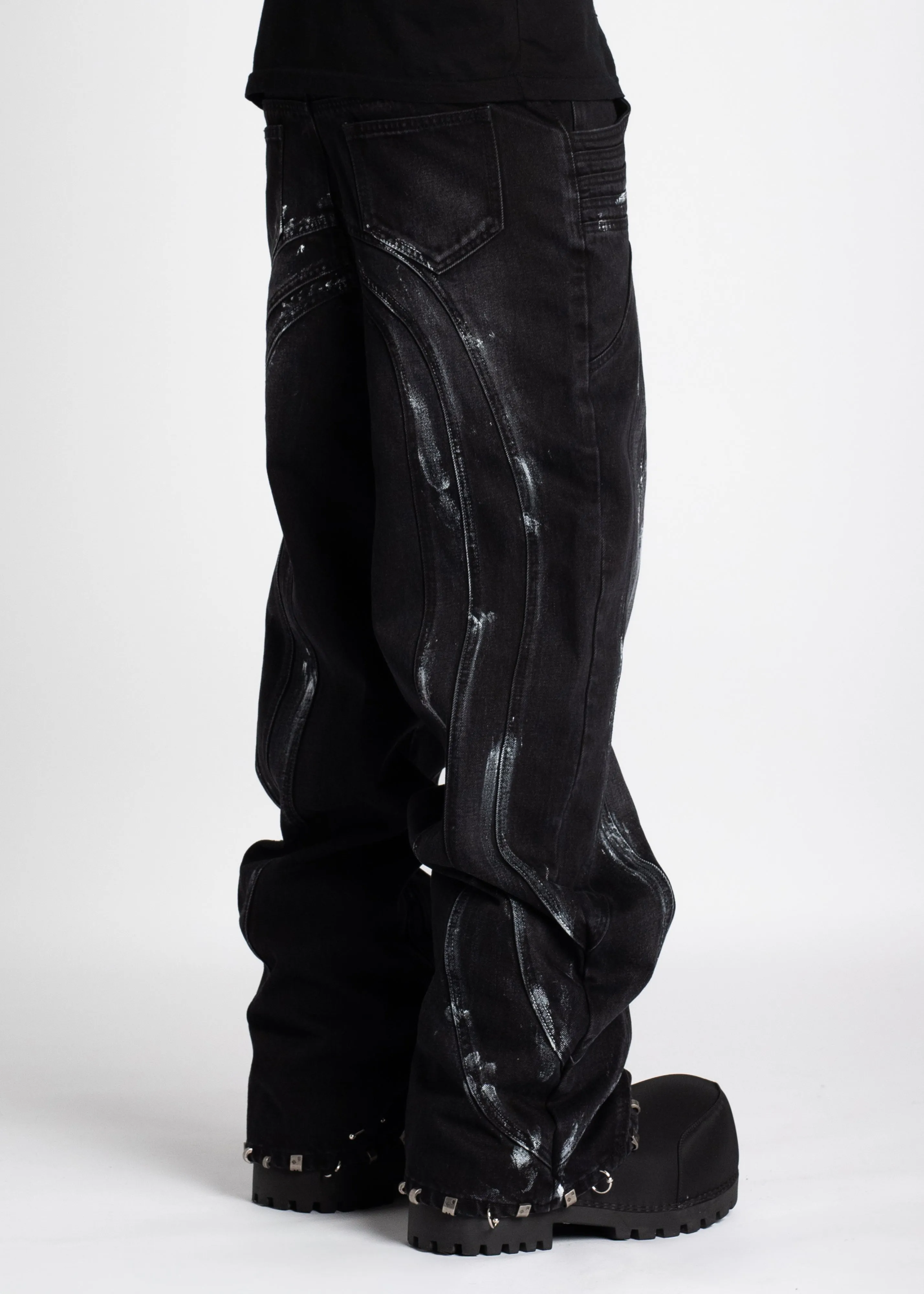 Iron Grey Piercing Denim