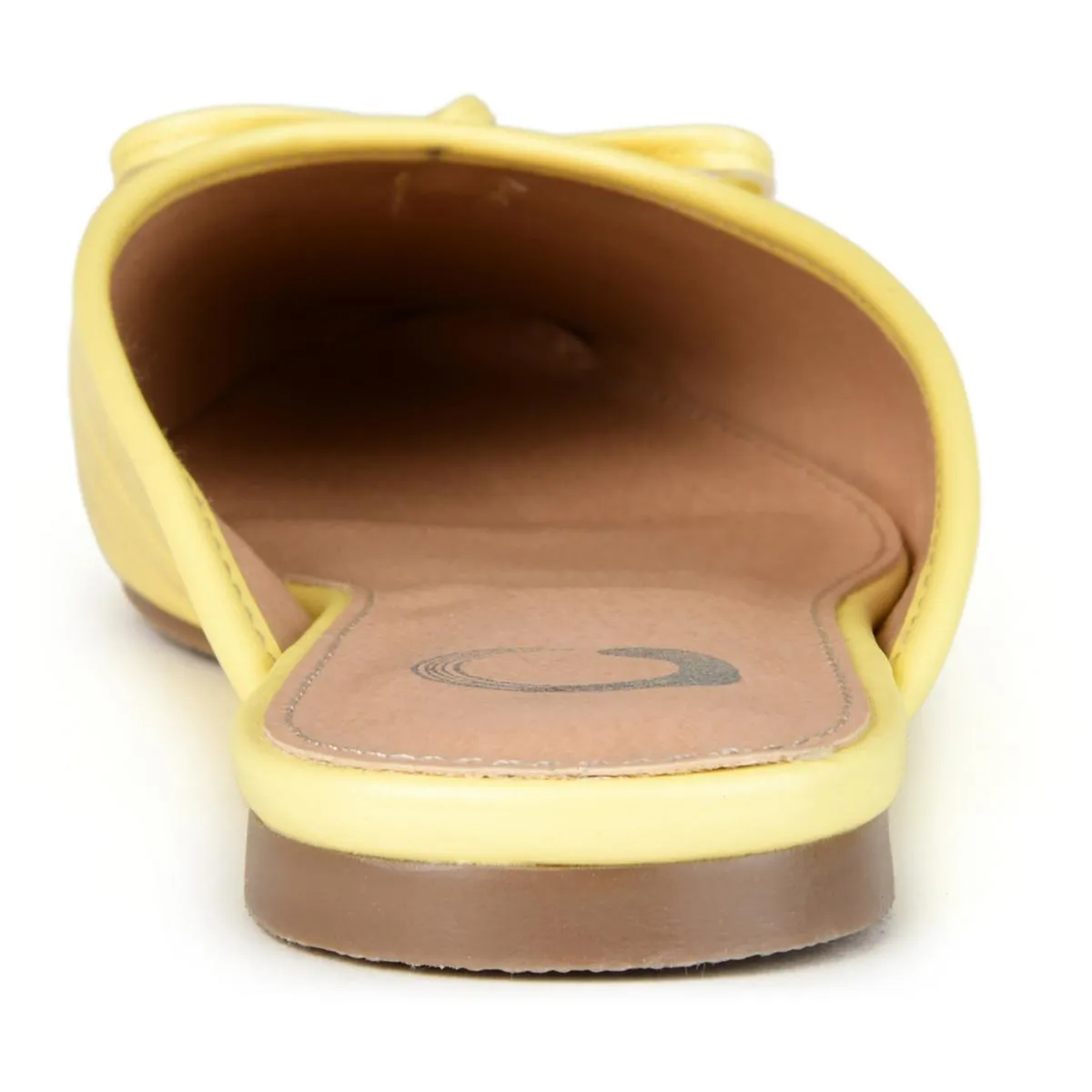 Journee Collection Womens Tammala Faux Leather Slip On Mules