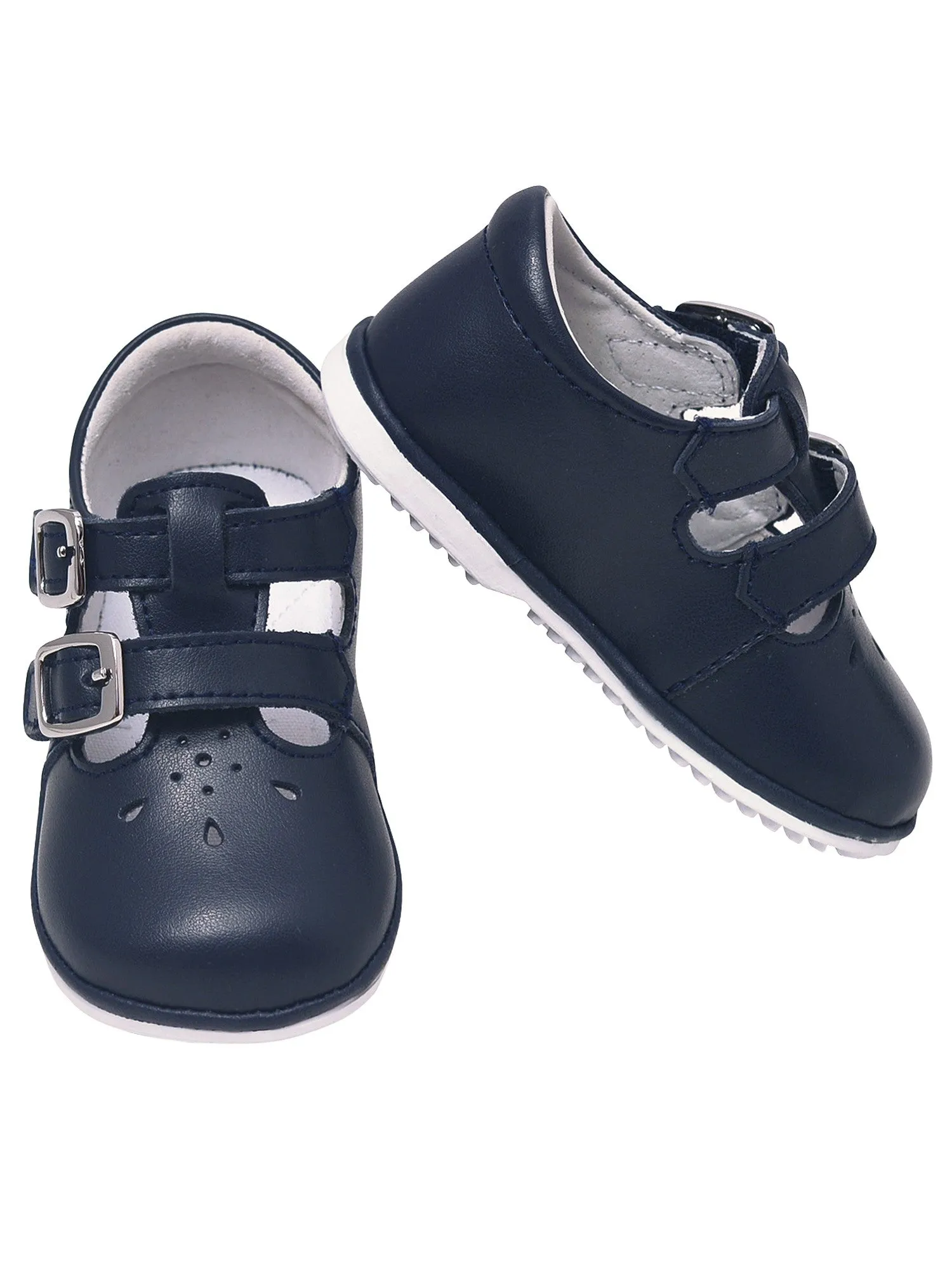 Little Girls Multi Color Perforated Mary Jane Shoes by Angel 1 Baby-7 Toddler