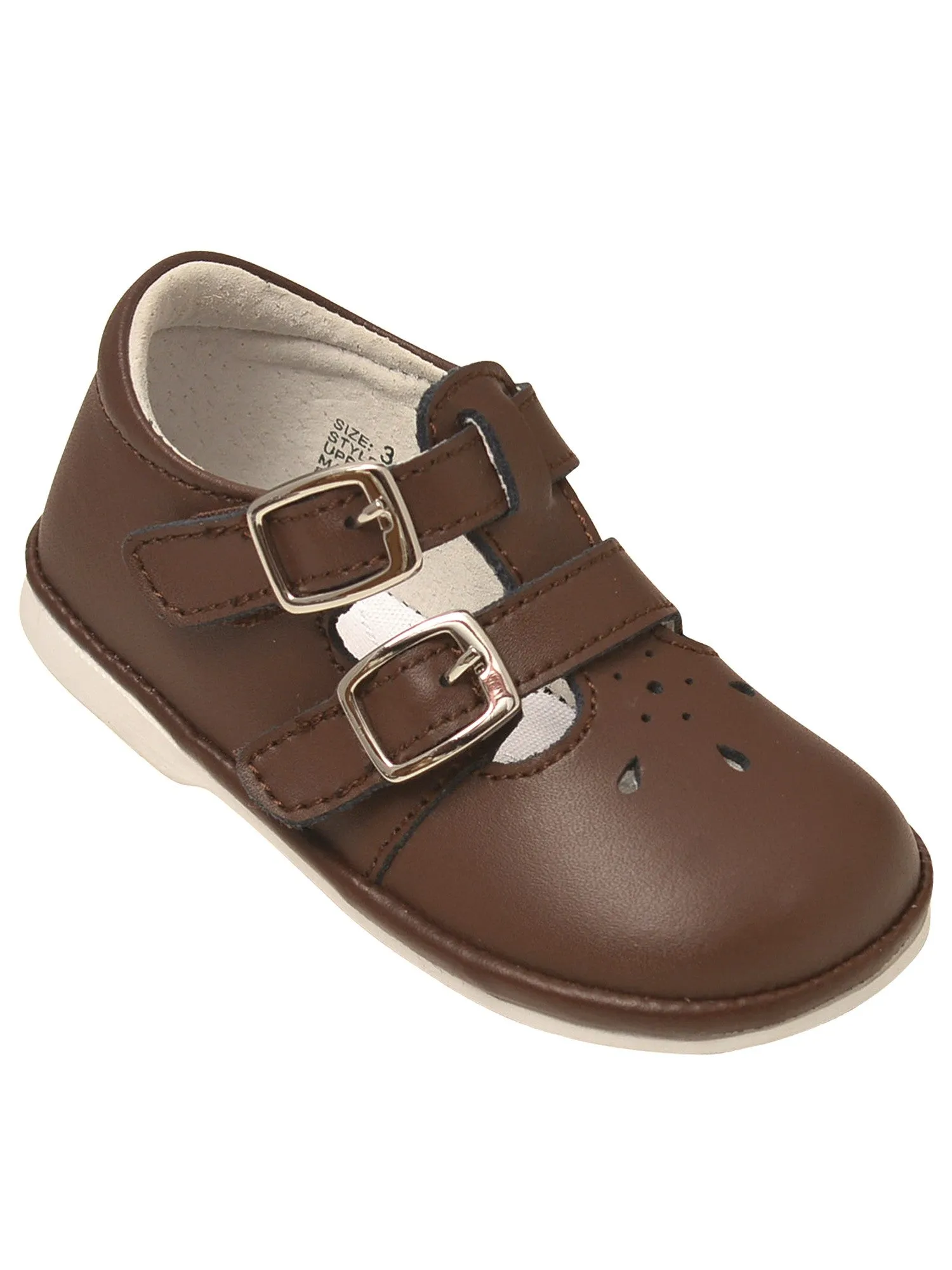 Little Girls Multi Color Perforated Mary Jane Shoes by Angel 1 Baby-7 Toddler