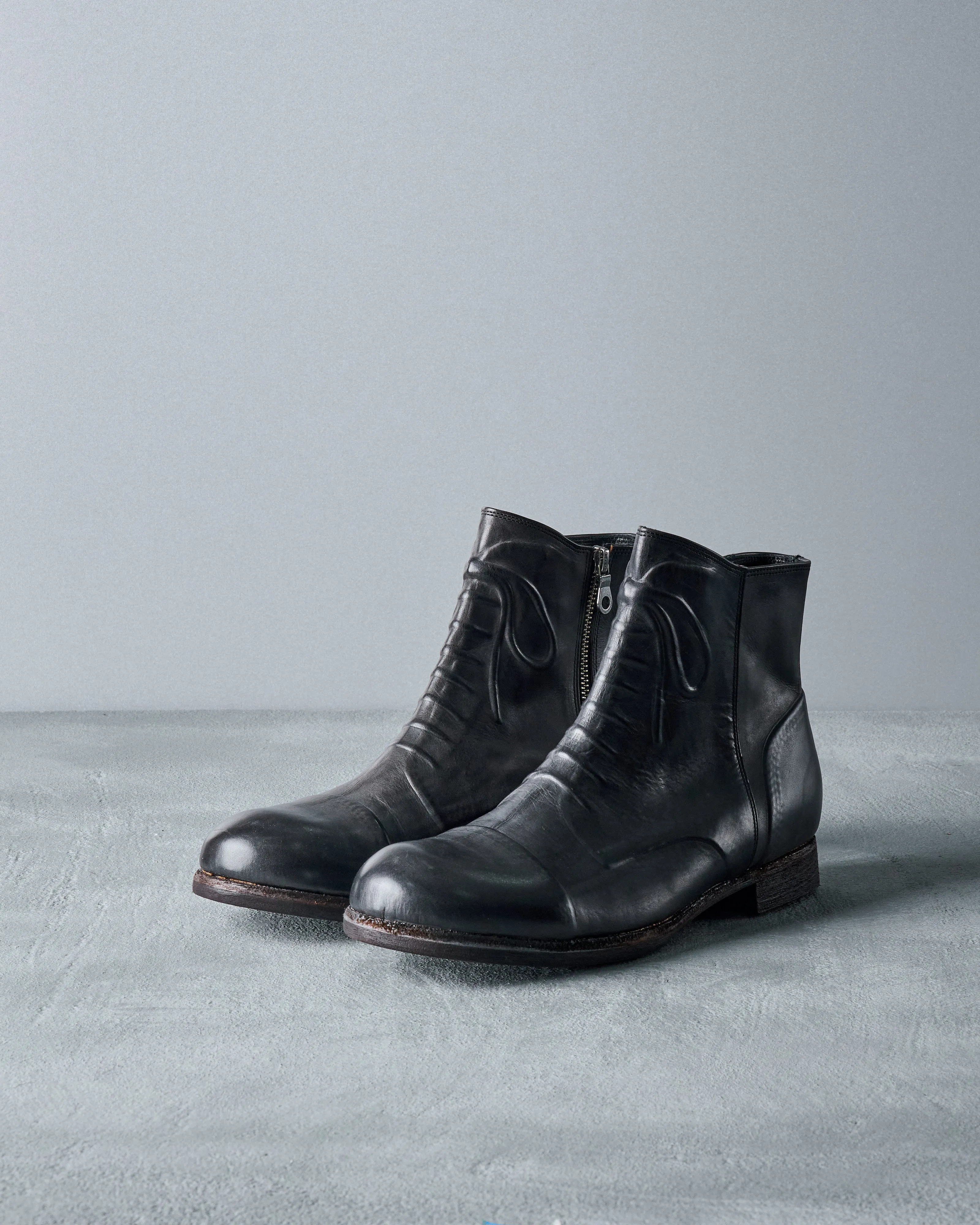 Maison Mihara Yasuhiro Debossed lace boot