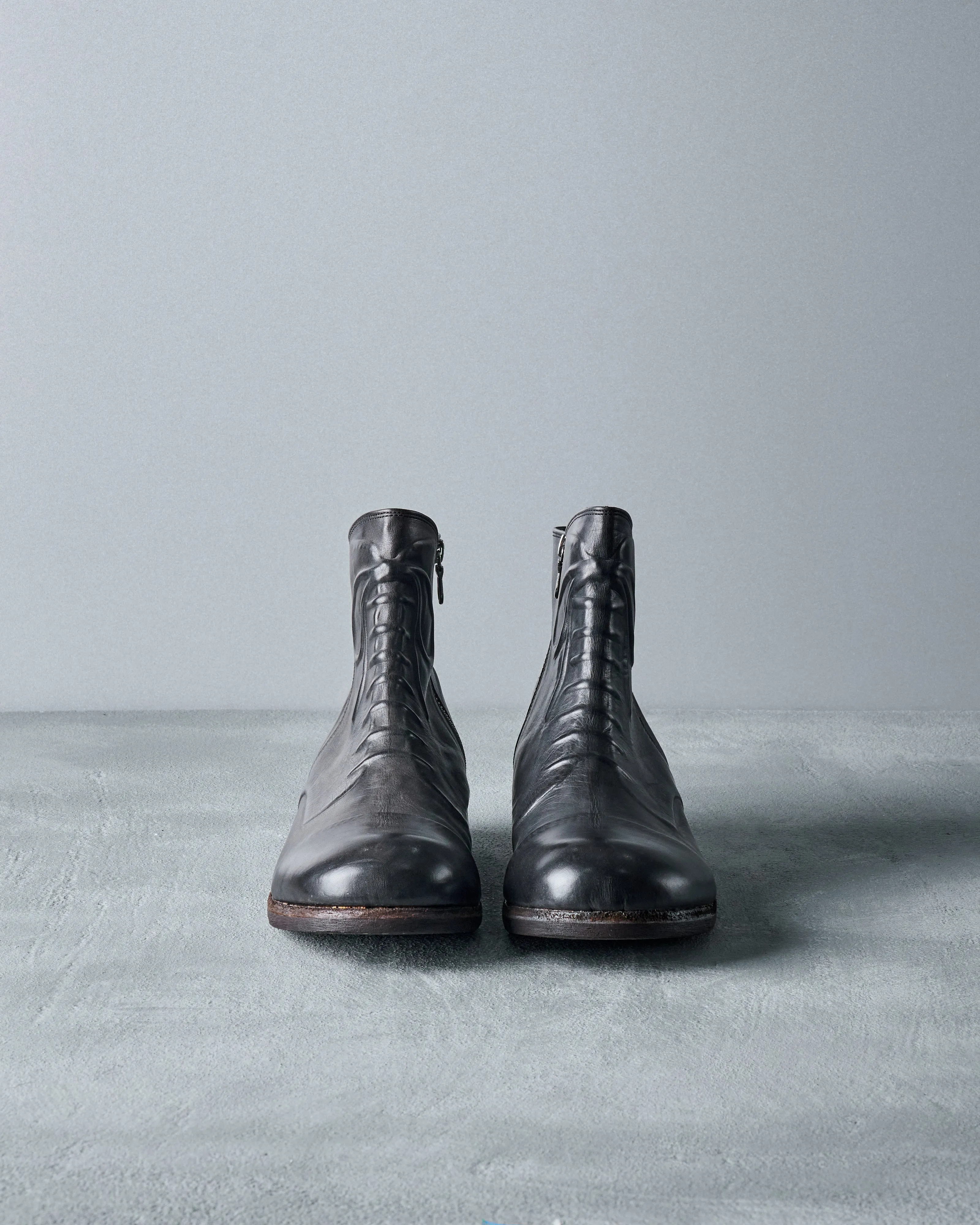 Maison Mihara Yasuhiro Debossed lace boot