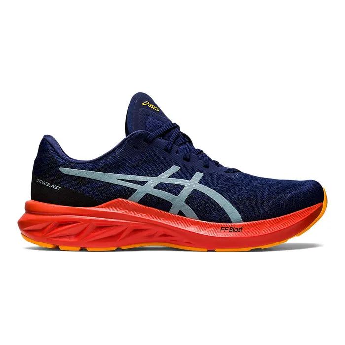 Men's Asics DYNABLAST 3, Light Steel/DEEP Ocean, 12.5 D Medium