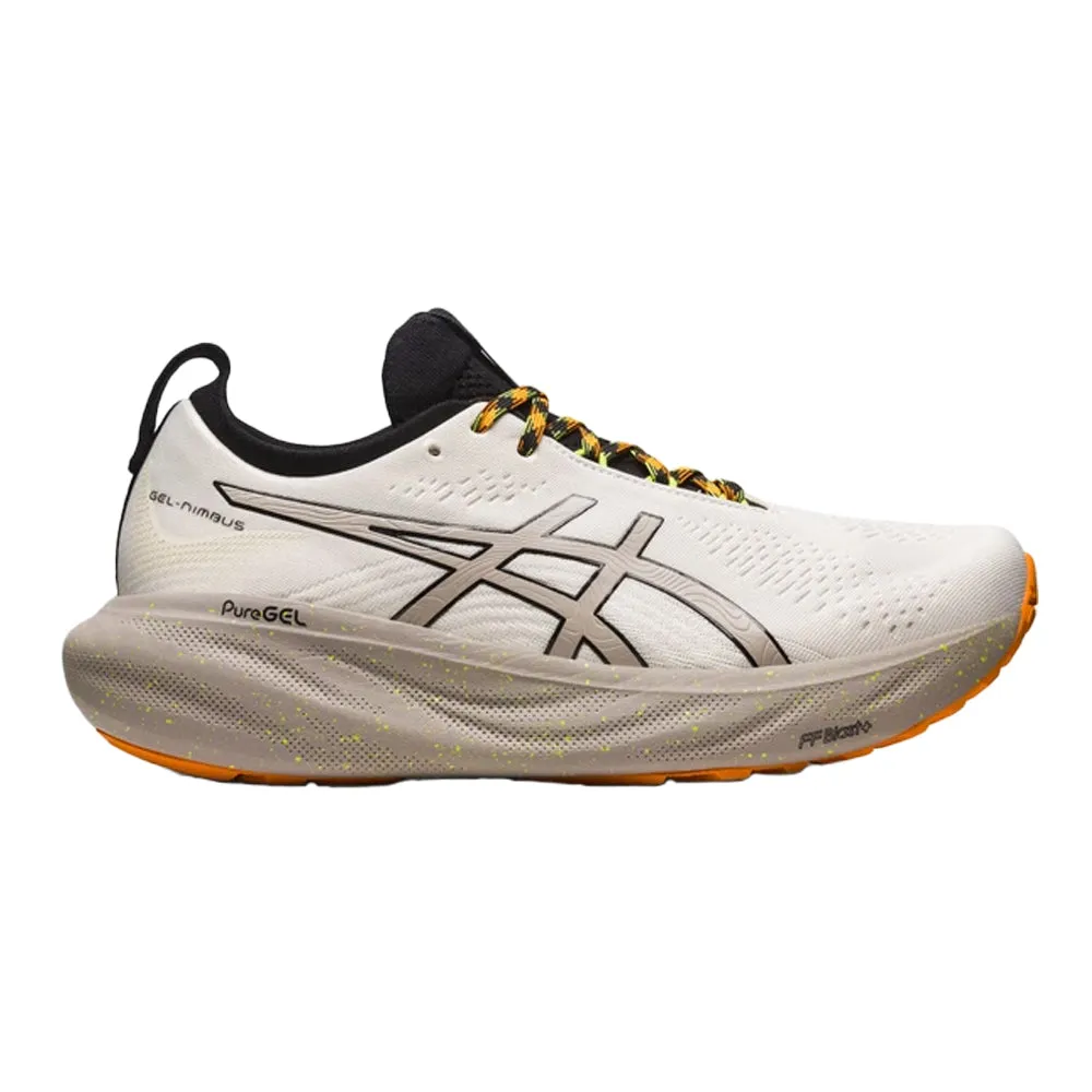 Men's Asics Gel-Nimbus 25 TR, Nature Bathing/Neon Lime, 7.5 D Medium