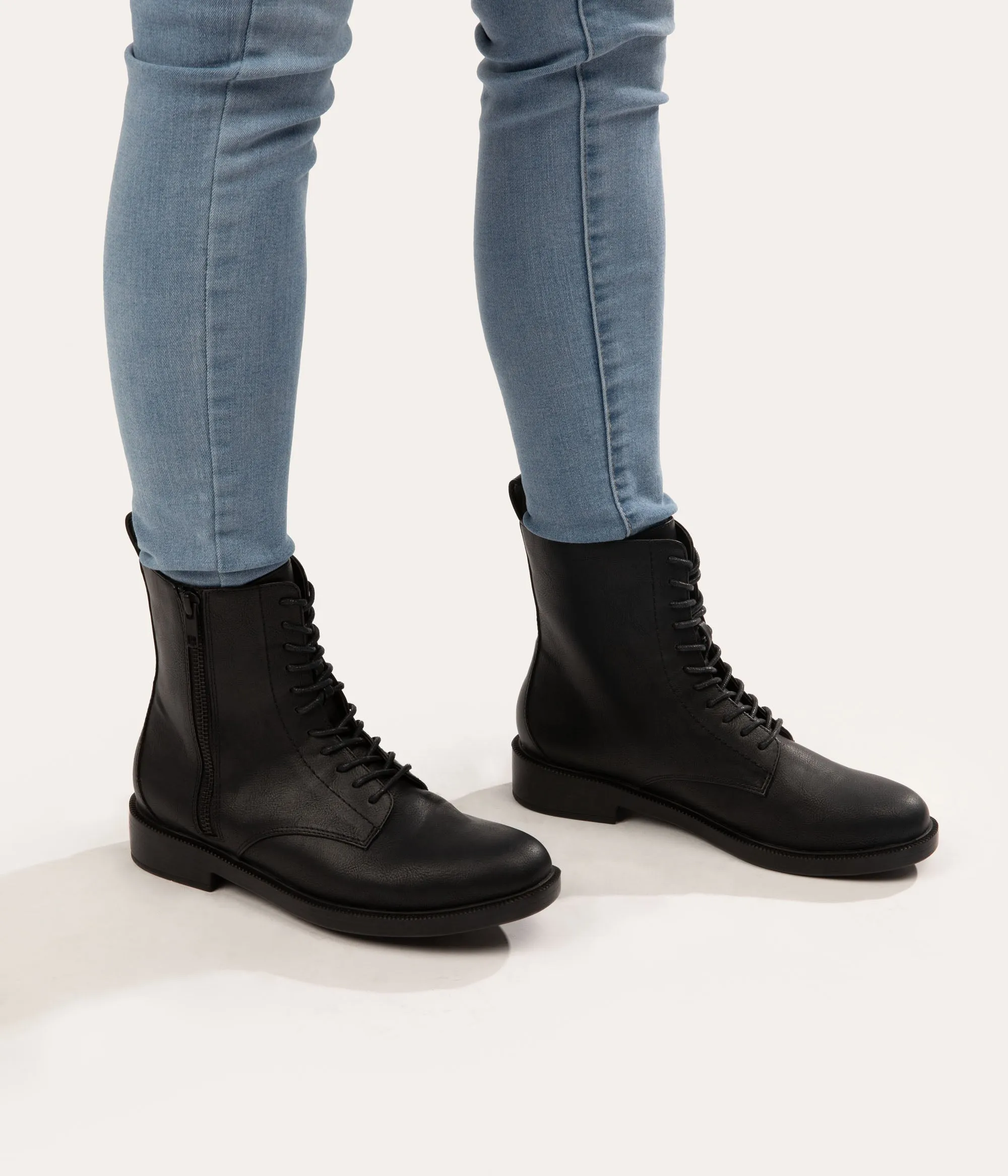 MORTON Women's Vegan Combat Boots