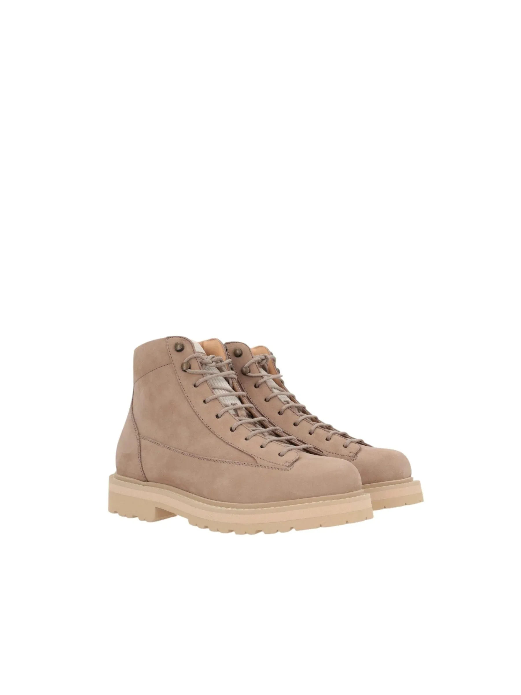 Nabuk Leather Combat Boots