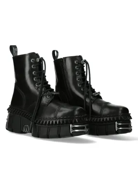NEW ROCK Gothic Platform Ankle Boots with Edgy Style