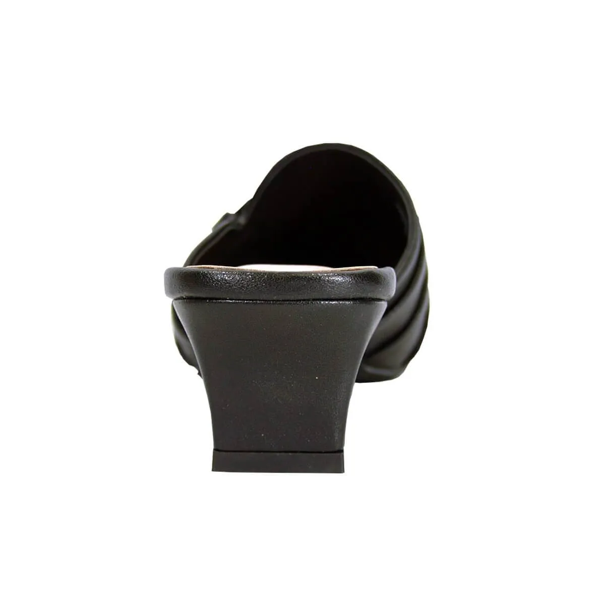 PEERAGE Claudia Women's Wide Width Leather Mules