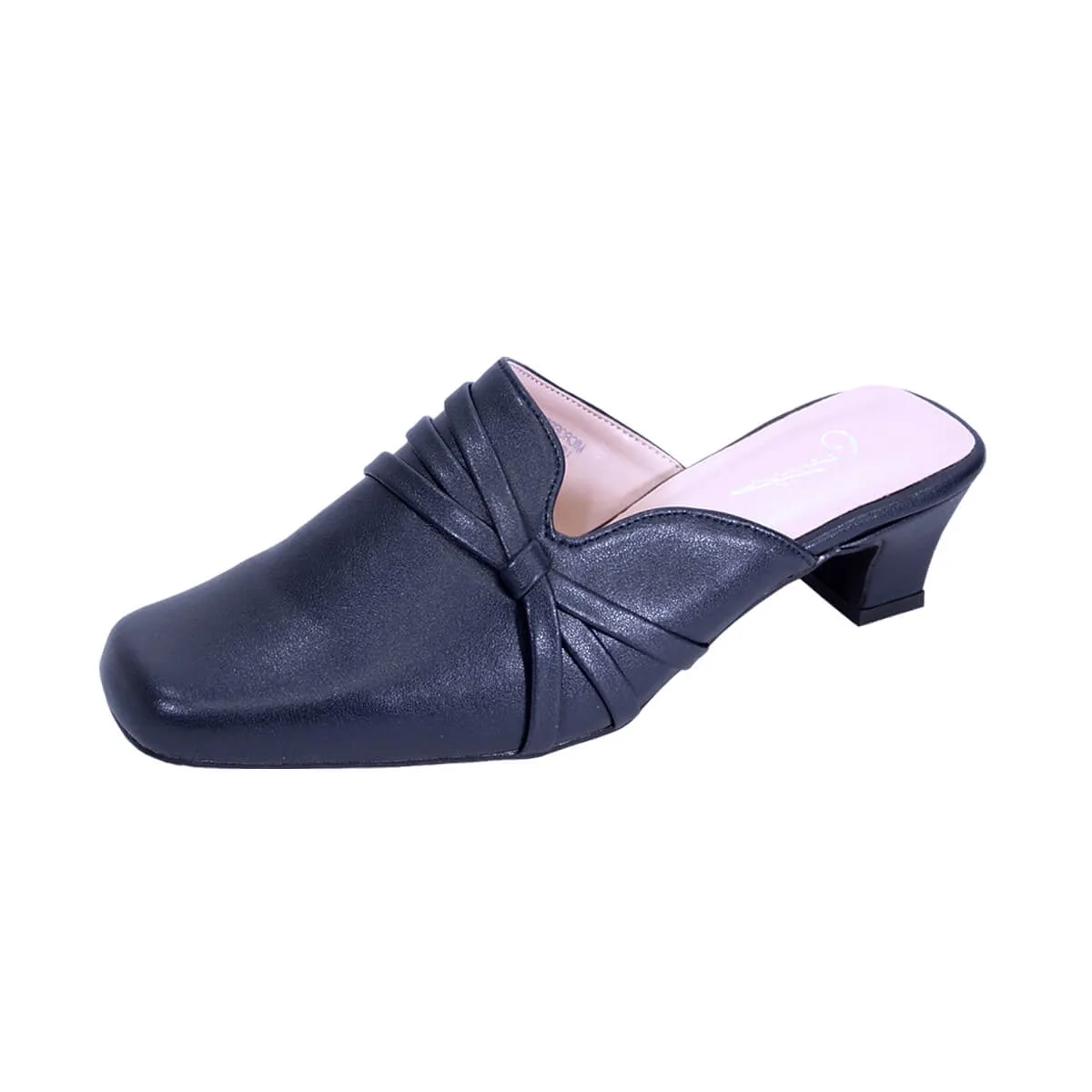 PEERAGE Claudia Women's Wide Width Leather Mules