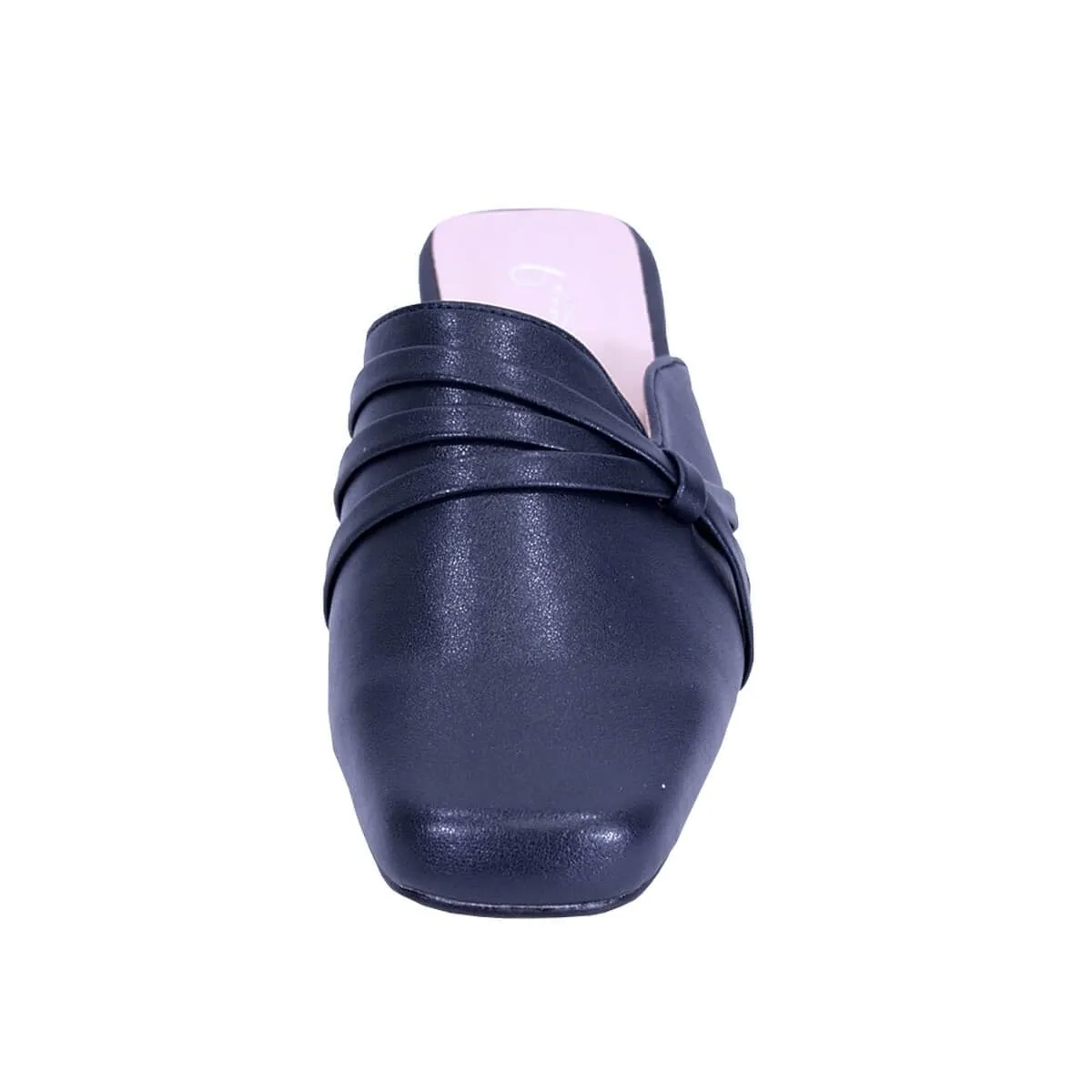 PEERAGE Claudia Women's Wide Width Leather Mules