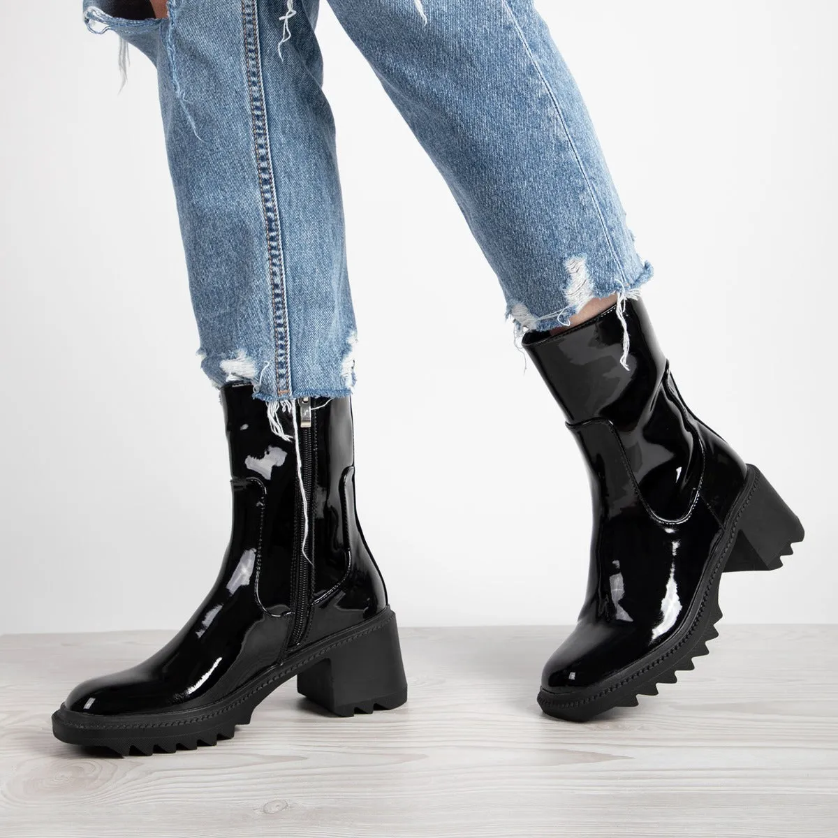 RAID Ennis Ankle Boot in Black
