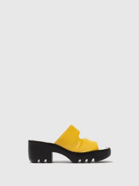 Slip-on Mules TECH493FLY YELLOW