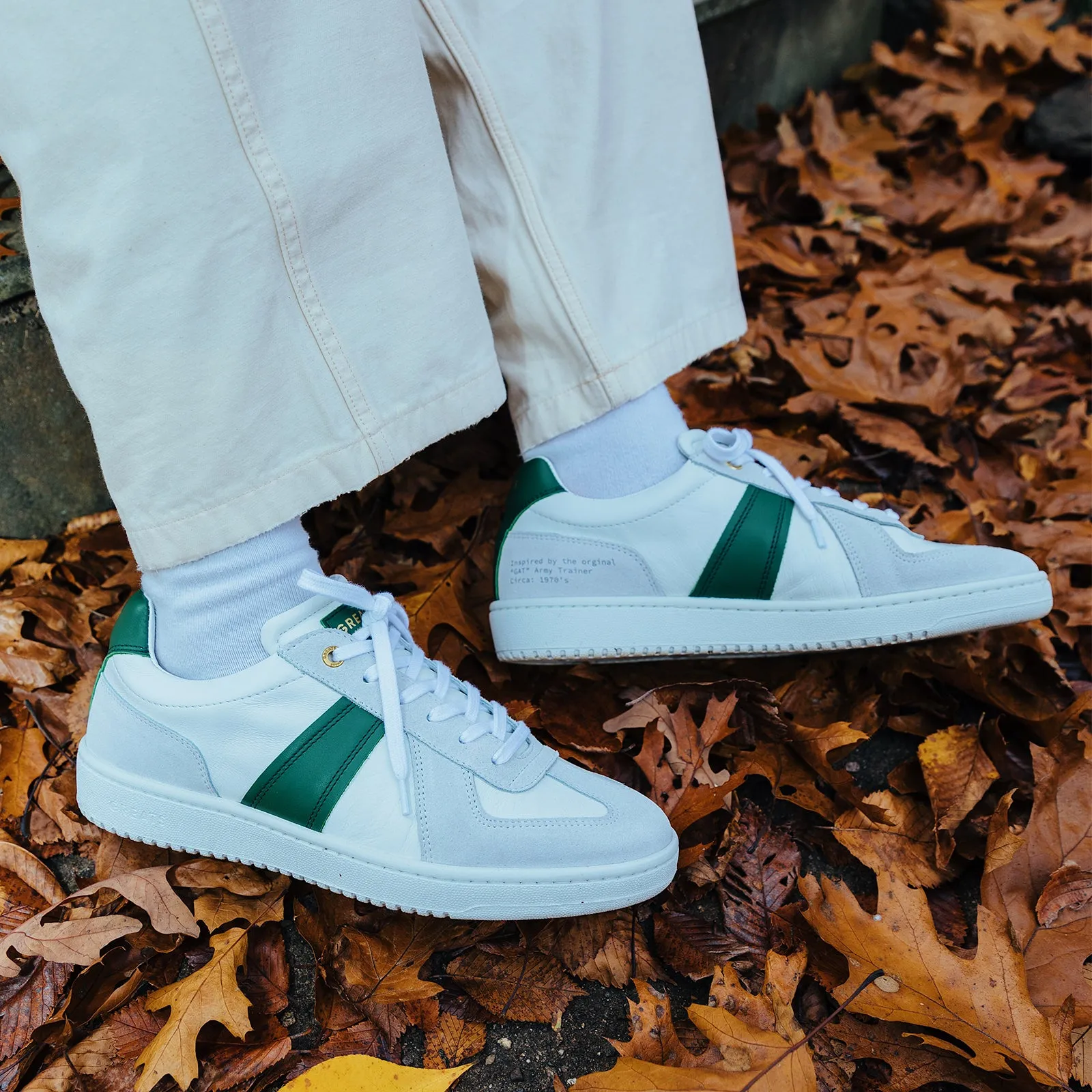The GAT Sneaker - Blanco Green