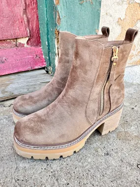 Up To No Good Faux Suede Boot