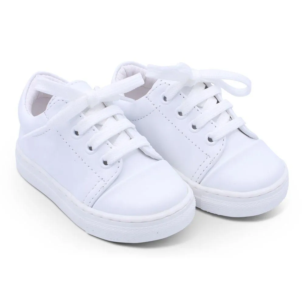White Leather Trainers