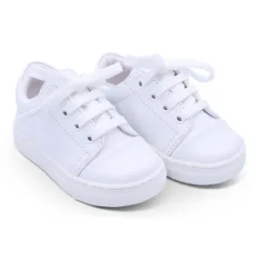 White Leather Trainers