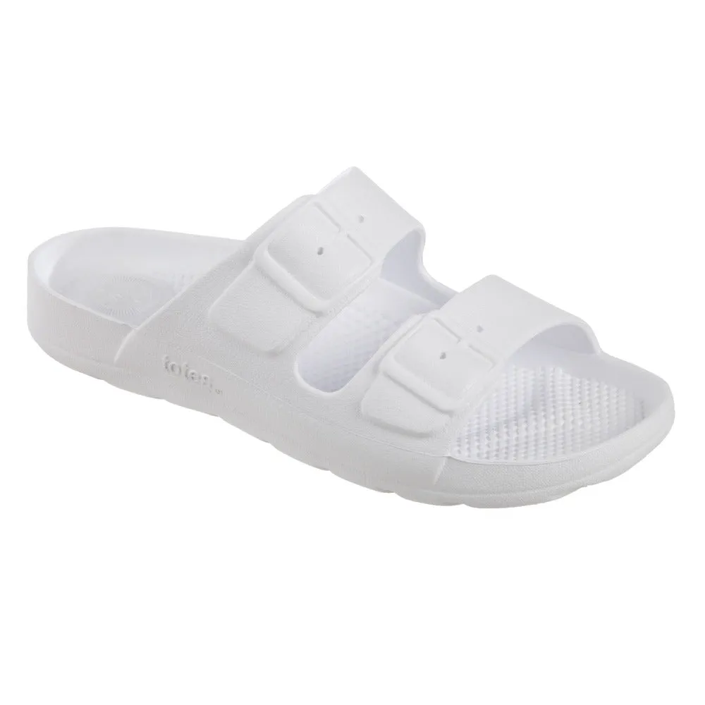 Women's Double Buckle Slide with Everywear® Technology
