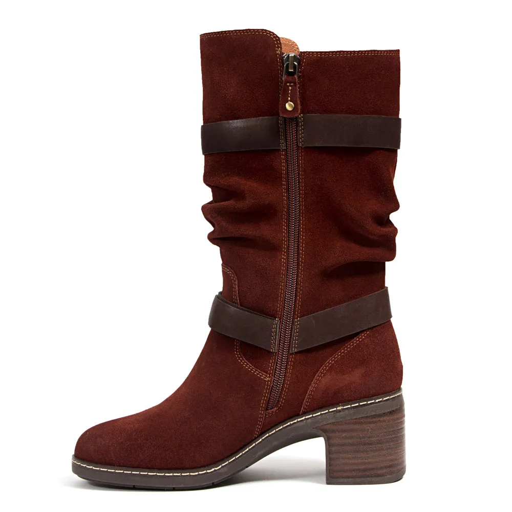 Women's Victoria Boot - Brandy/Dark Brown