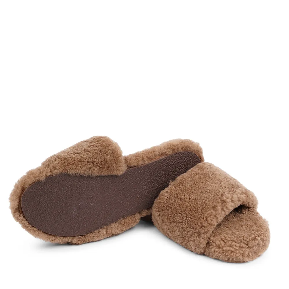 Yü Shan - Shearling Slippers