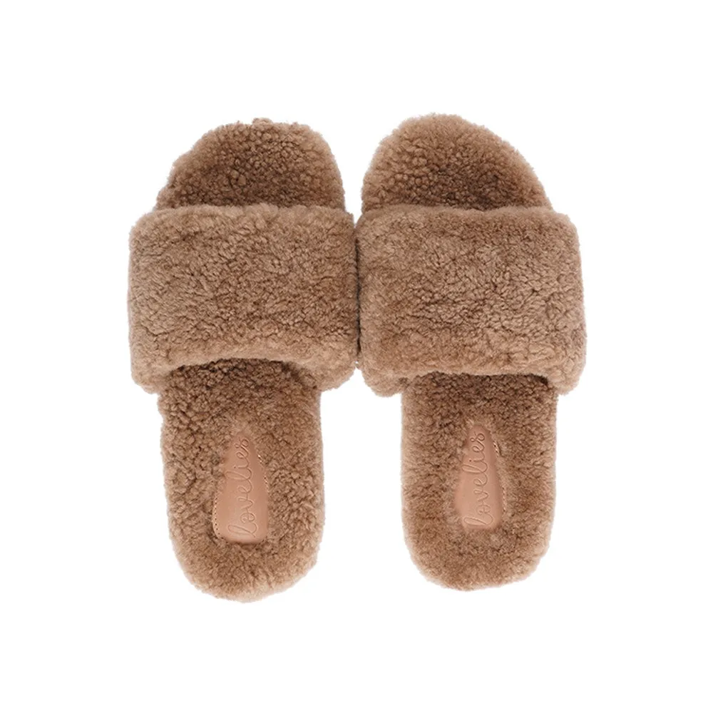Yü Shan - Shearling Slippers
